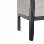Nightstand, 3 Drawer - Black