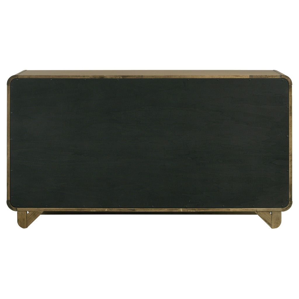 Amsbury 6-drawer Dresser Cabinet Nutmeg