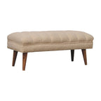 Puffer Bench - Beige