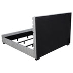 Patricia 58-inch Boucle Upholstered California King Bed Grey