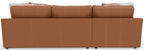 Minori - Italian Leather Sofa / Chaise And Cocktail Ottoman