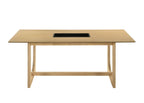 Blayde - 8 Pieces Dining Room Set - Natural / White