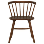 Jeffries Windsor Wood Dining Side Chair Walnut (Set of 2)