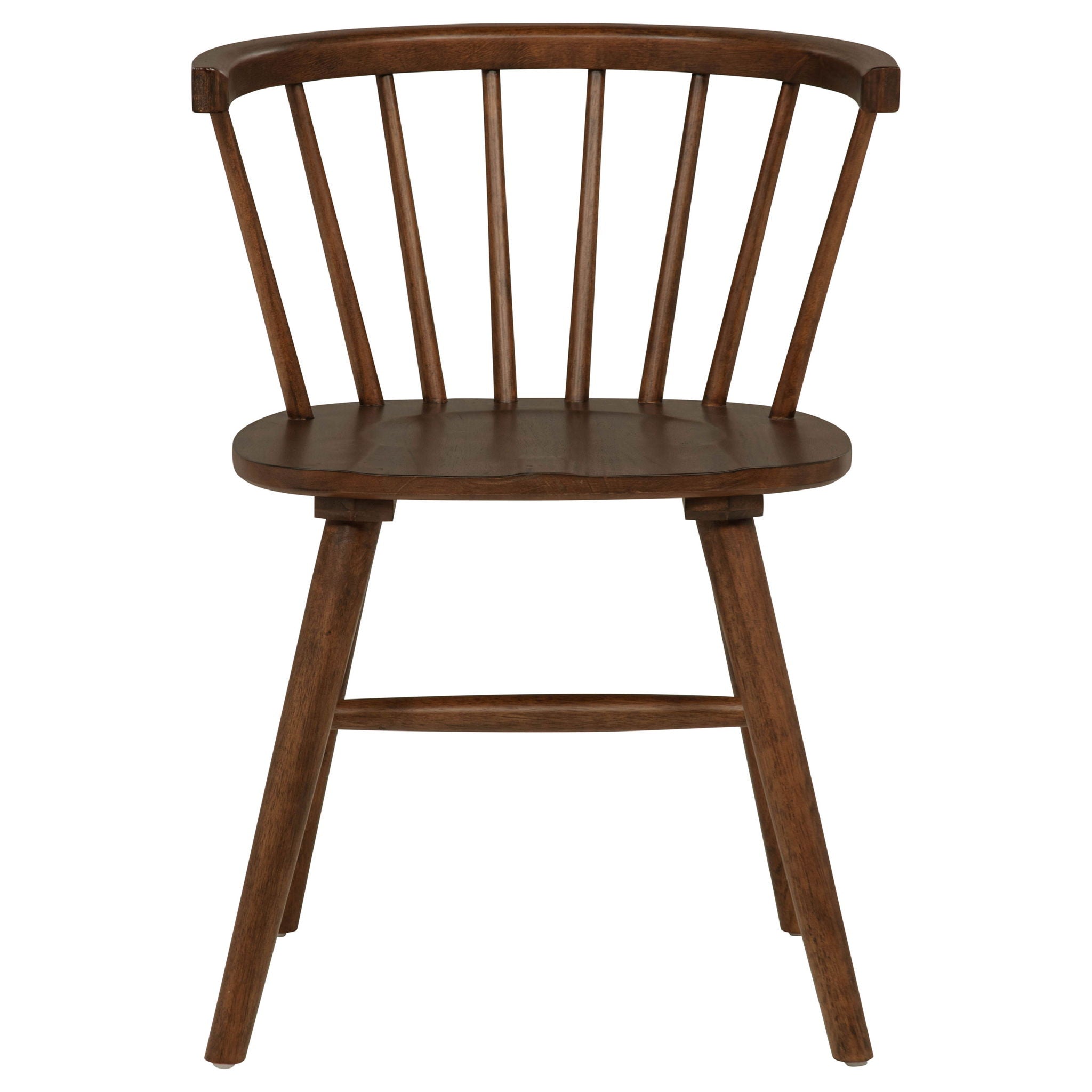 Jeffries Windsor Wood Dining Side Chair Walnut (Set of 2)