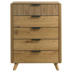 Bennett 5-drawer Bedroom Chest of Drawers Light Oak