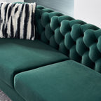Chesterfield - Modern Tufted Living Room Sofa, 84.25''W Couch