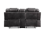 Braylon - Recliner Loveseat With Cupholder Console - Brown