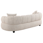 Whitney Contemporary Channel Tufted Woven Fabric Upholstered Sofa Set