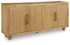Niam - Accent Cabinet - Light Antique Beige