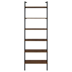 Owens 96-inch 6-shelf Wall Bookshelf Walnut
