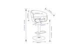 Lowell - Multi-Functional Adjustable Swivel Bar Stool