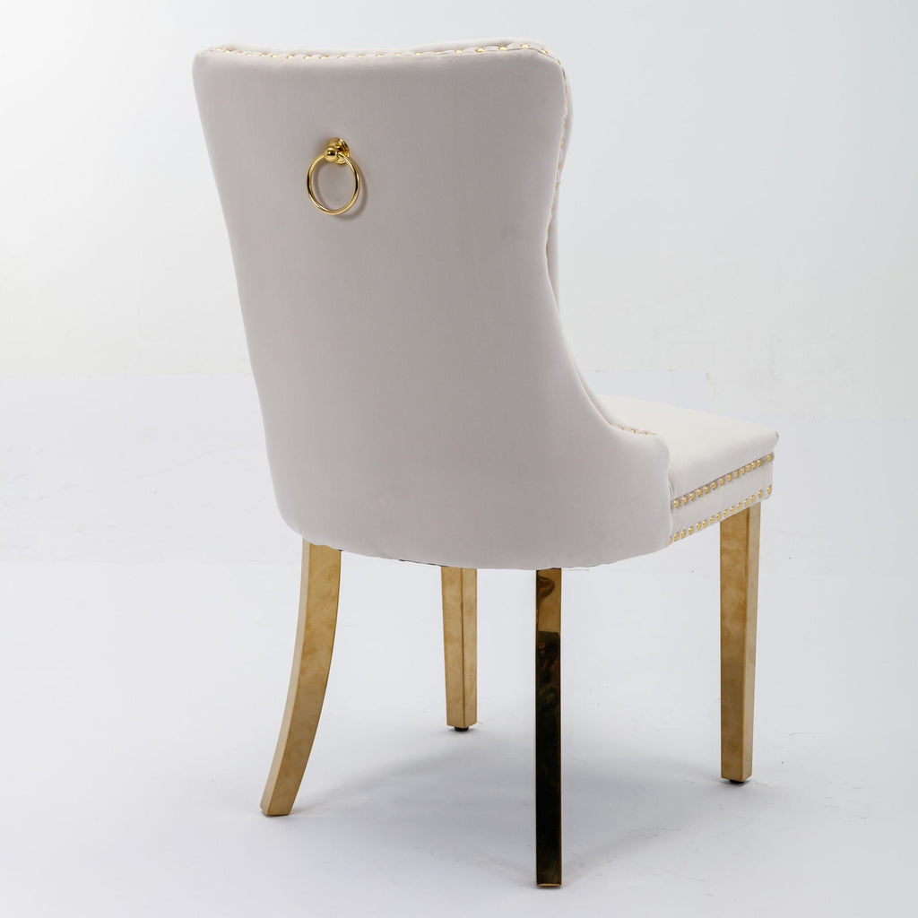 Nikki - Modern, High-End Tufted Dining Chair (Set of 2)