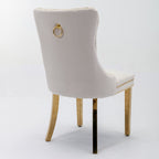 Nikki - Modern, High-End Tufted Dining Chair (Set of 2)