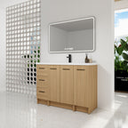 Floating Bathroom Vanity With Sink, Modular Cabinet