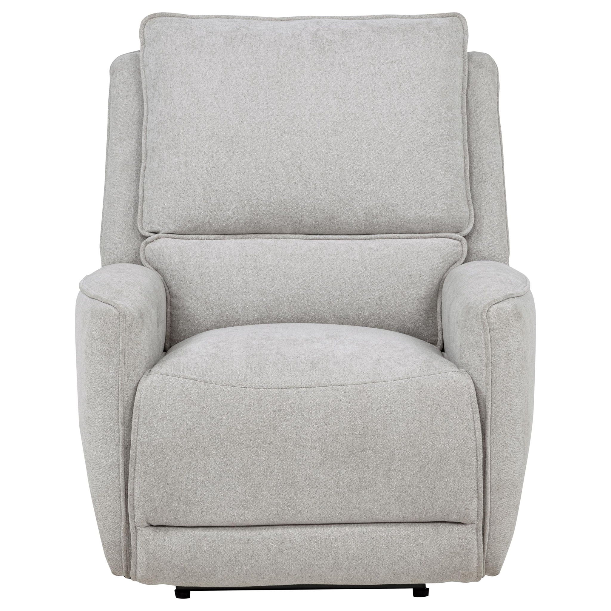 Sylmar Chenille Upholstered Power Recliner Dove Grey