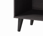 Amidon - TV Stand, With 2 Storage Shelves And 1 Cabinet