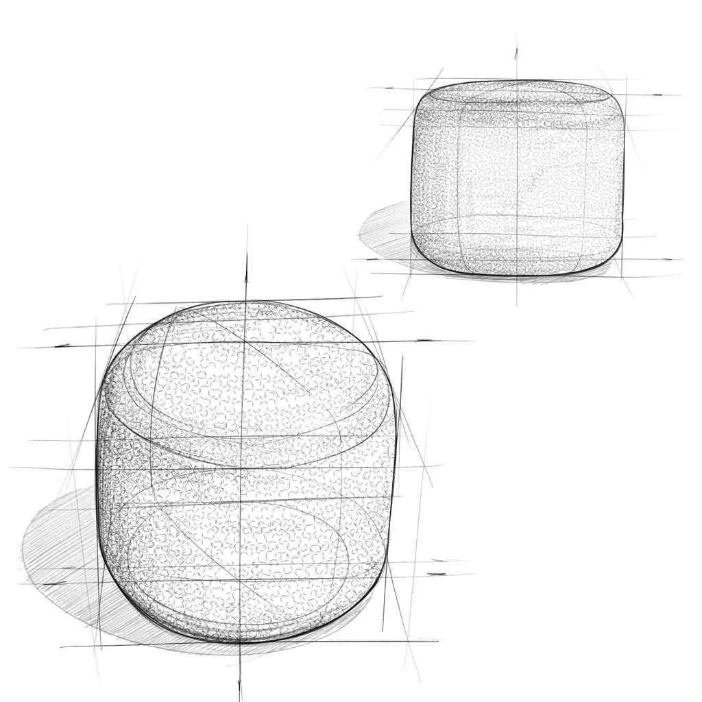 Bayley - Versatile Round Braided Pouf