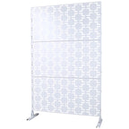 Outdoor & Indoor Metal Privacy Freestanding Decorative Screen