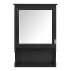 Wall Mounted Bathroom Storage Cabinet With Mirror, Soft Closing Hinges