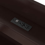 Platform Bed With LED Headboard, Charging Station, Trundle And 2 Drawers