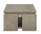 Conrad - Rectangular Lift Top Storage Cocktail Table With Casters - Stone Harbor Gray