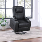 Armstrong Upholstered Power Lift Massage Recliner Espresso