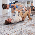 Payas - 5' X 7' Geometric Area Rug - Beige