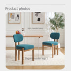 Dining Chairs With Ergonomic Backrest And Adjustable Feet (Set of 2)