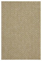 Earth - 5'3" X 7'3" Indoor, Outdoor Area Rug - Natural / White