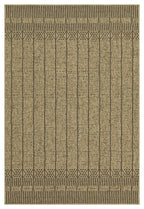 Earth - 5'3" X 7'3" Indoor, Outdoor Area Rug - Jute / Black