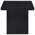 Devar 2-piece Square Cocktail Coffee End Table Set Black