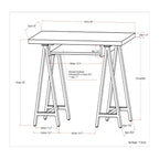 Sawhorse - Handcrafted Solid Desk