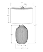 Lighting, Table Lamp, Ceramic, Contemporary - Black / Cream