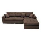 Corner Chaise L-Shaped Sectional Sofa Bed
