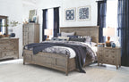 Paxton Place - Wood Door Chest - Dove Tail Gray