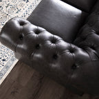 Traditional Tufted Chesterfield Nailhead Sofa
