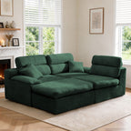 Corner Chaise Sofa With High Backrest