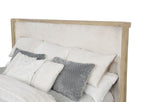 Kailani 52-inch California King Wingback Bed Beige Oak