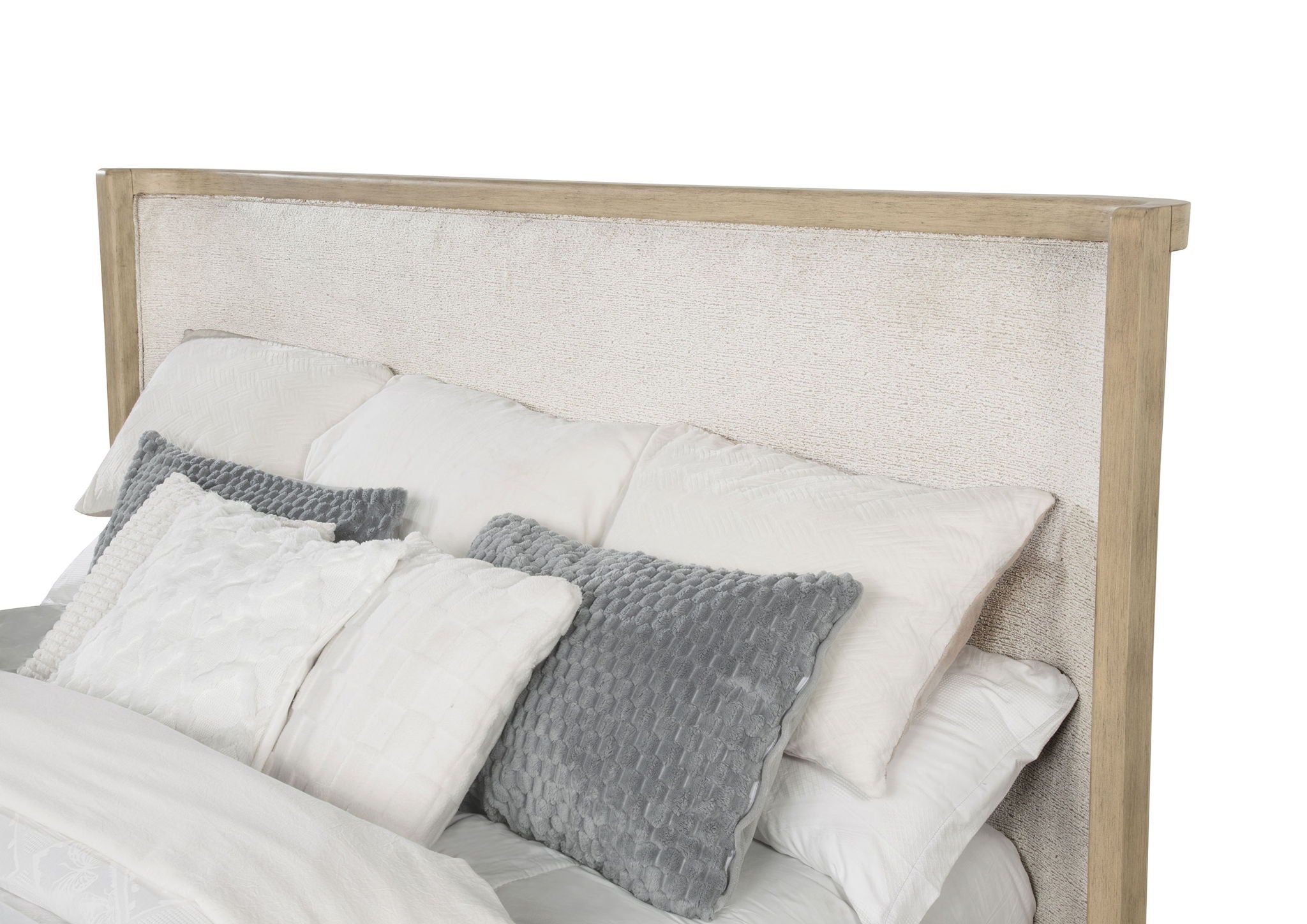Kailani 52-inch California King Wingback Bed Beige Oak