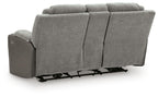 Mixed Motion - Power Reclining Loveseat With Console / Adjustable Headrest