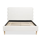 Stockholm - Modern Wavy Headboard Platform Bed