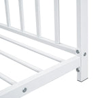 Metal House Platform Bed With Modern Design And Durable Frame