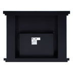 Noralie - LED Electric Fireplace - Mirrored & Faux Diamonds