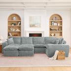 Sectional Sofa With Moveable Ottoman