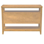 Naomi - 2 Door Storage Console Table With Ample Shelving - Natural