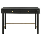Arini 2-piece Makeup Vanity Table and Mirror Set Black