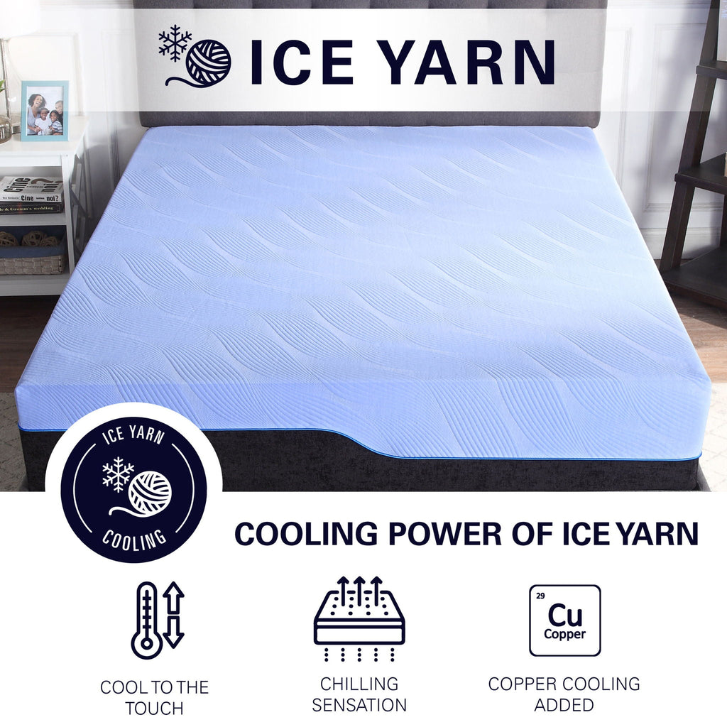 12" Refresh Hybrid Cooling GelCare Memory Foam And Coil Mattress