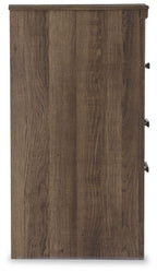 Juararo - Two Drawer Night Stand - Dark Brown