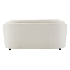 Mariko - Loveseat With 2 Pillows - Beige Linen