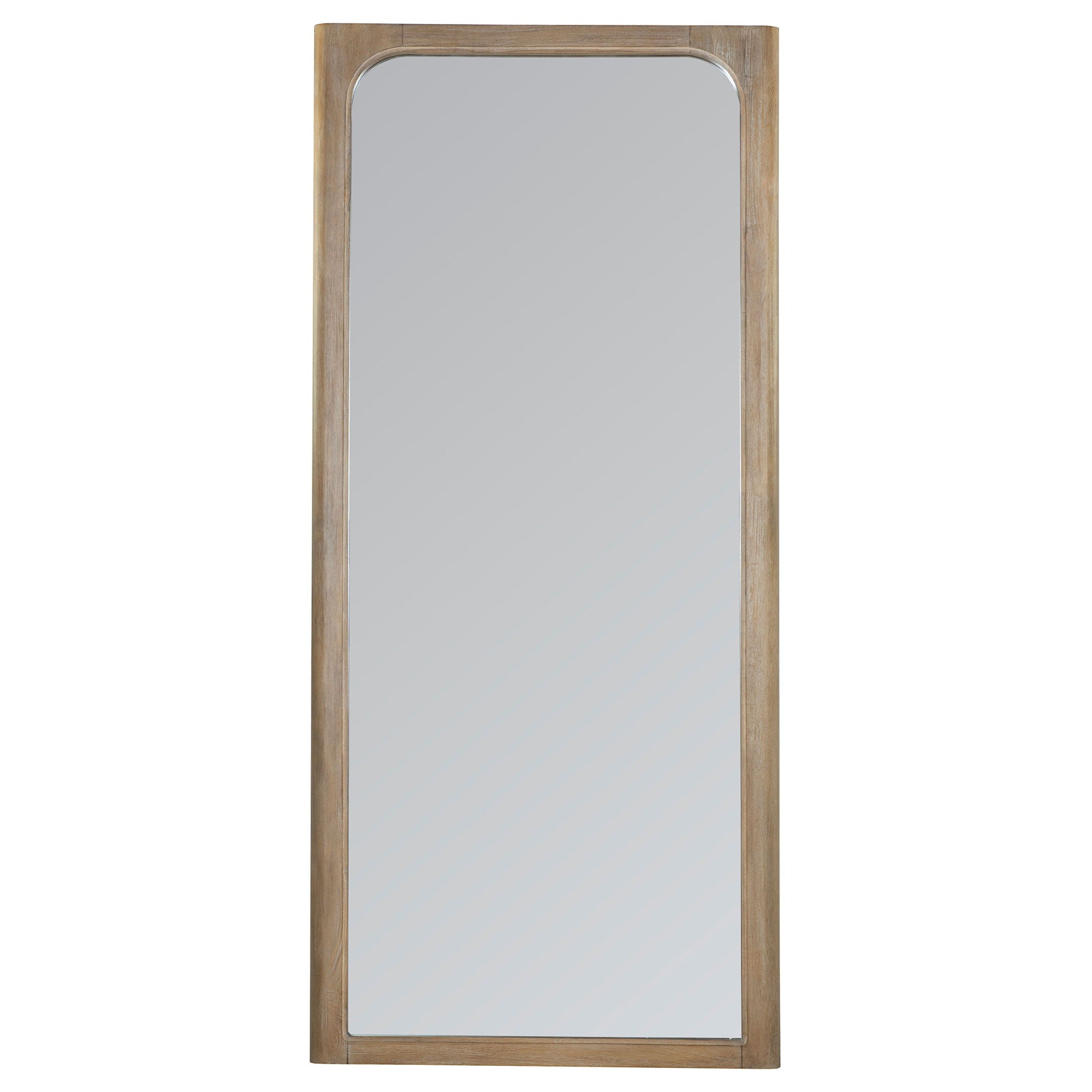 Solano 80-inch Full Length Floor Mirror Weathered Mango